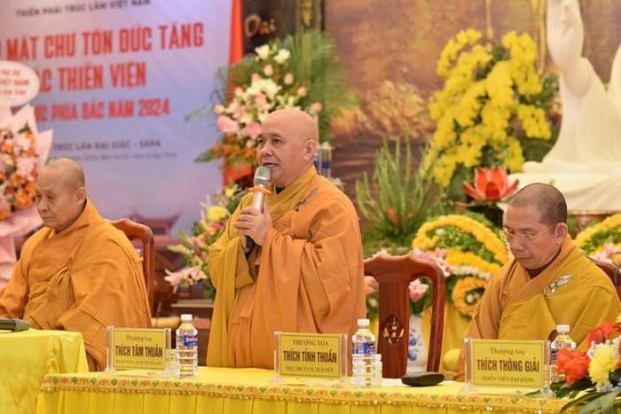 Thượng tọa Thích Tâm Thuần phát biểu khai mạc