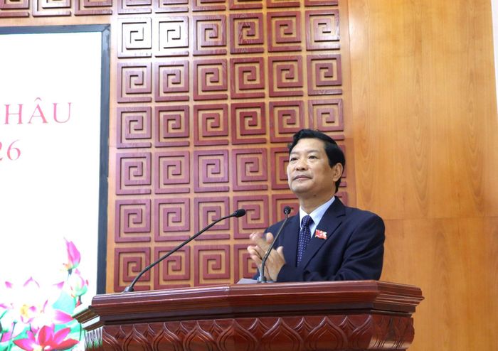 Đồng chí Chu Lê Chinh - Phó Chủ tịch HĐND tỉnh phát biểu chỉ đạo tại Kỳ họp.