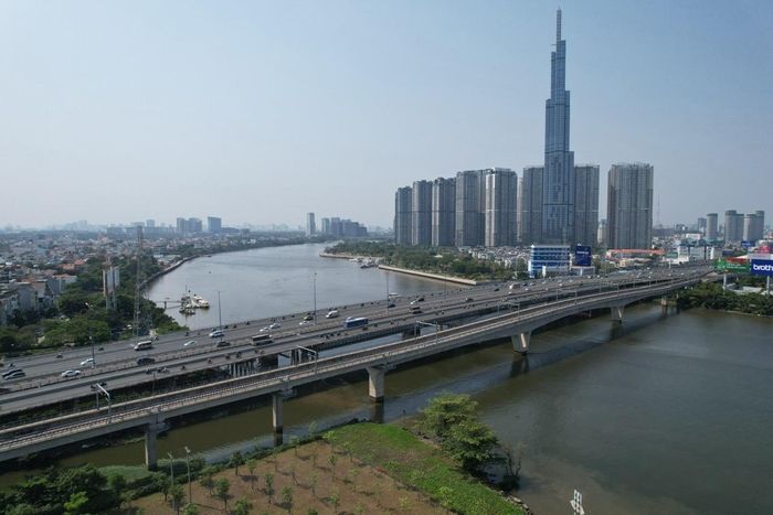Tuyến Metro số 1 Bến Thành - Suối Tiên. Ảnh: QUỐC HÙNG