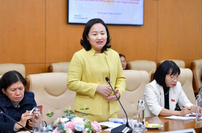 Bà Phạm Thúy Chinh, Phó Chủ nhiệm Ủy ban Tài chính - Ngân sách của Quốc hội.