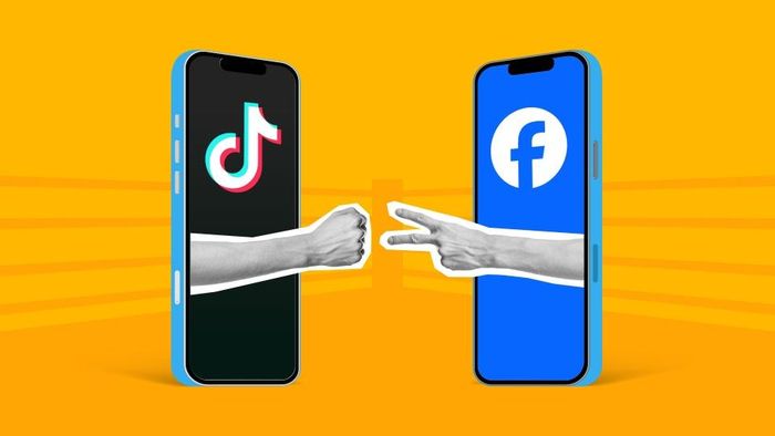Doanh thu ByteDance đang tăng trưởng nhanh hơn và dần tiệm cận Meta. Ảnh: Quickframe.