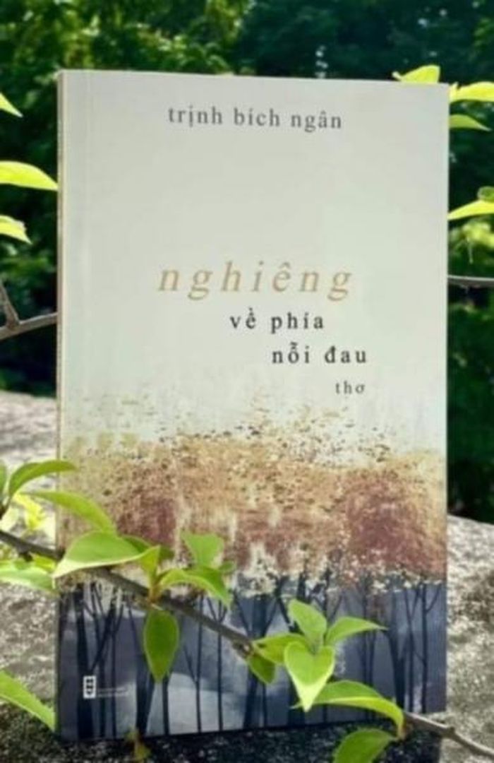 Tập thơ “nghiêng về phía nỗi đau” của nhà văn Bích Ngân.
