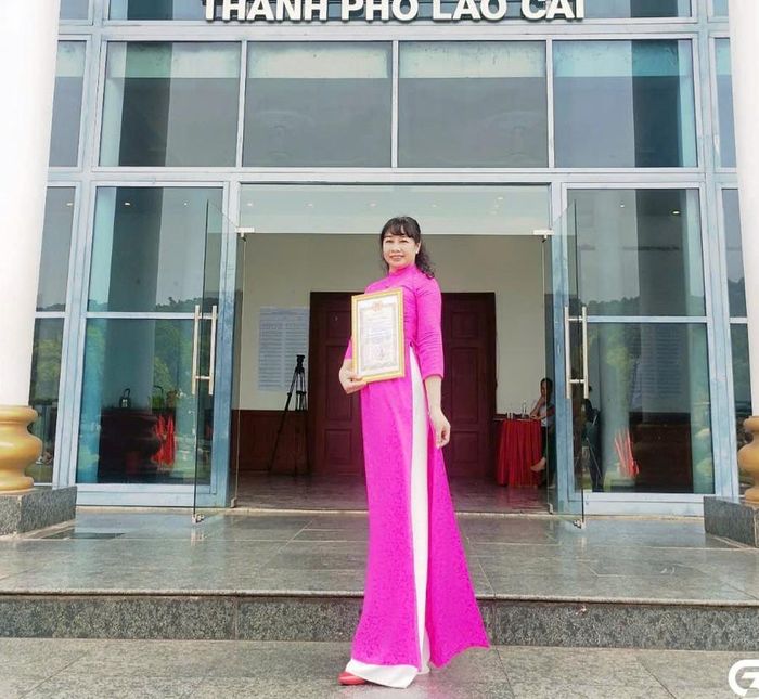  Chân dung cô Ngô Thị Quỳnh Nga. 