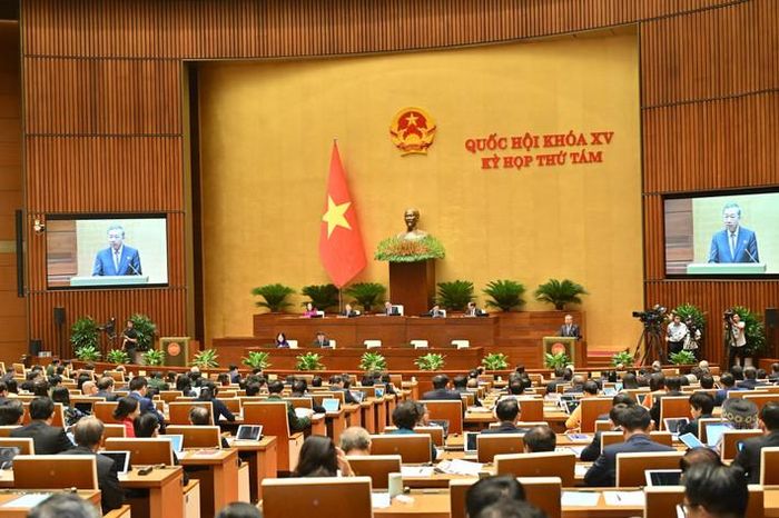 Tổng Bí thư, Chủ tịch nước Tô Lâm phát biểu chỉ đạo tại phiên khai mạc Kỳ họp thứ Tám, Quốc hội Khóa XV (ngày 21.10.2024). Ảnh: Quang Khánh 