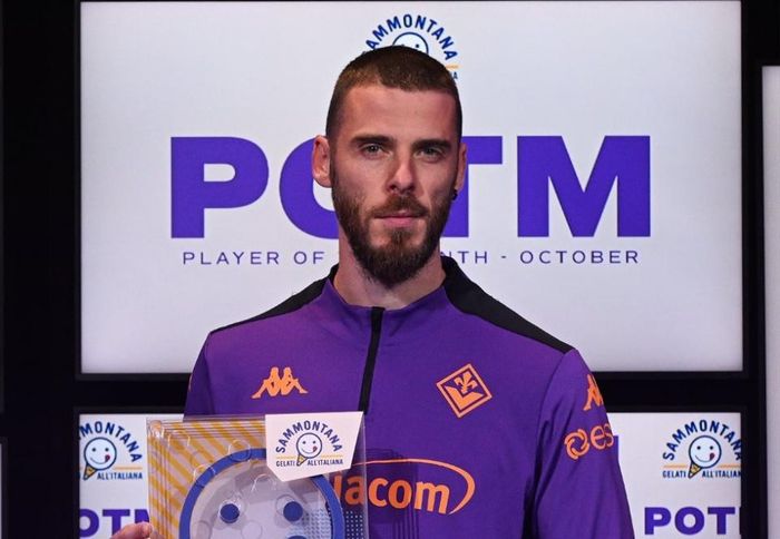 De Gea có màn trình diễn ấn tượng tại Italy. Ảnh: Fiorentina.