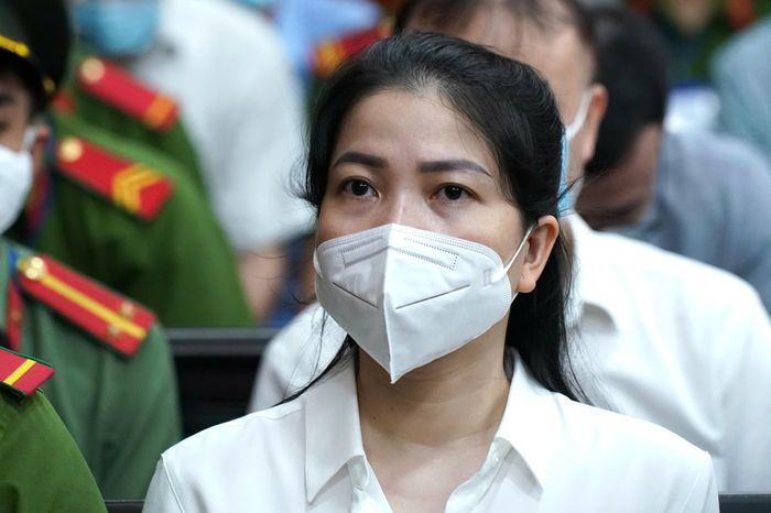  Bị cáo Nguyễn Thị Như Phương (Phó Giám đốc Công ty Xuyên Việt Oil). Ảnh: HOÀNG HÙNG 