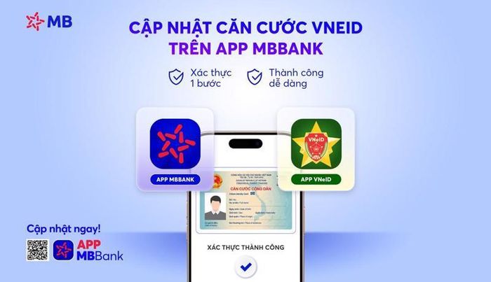 App MBBank hỗ trợ cập nhật căn cước qua tài khoản VNeID tiện lợi và ...
