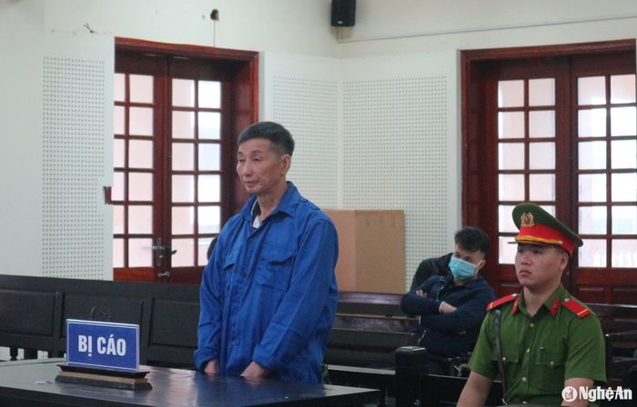 Bị cáo Lương Văn Dũng tại phiên tòa. Ảnh: Trần Vũ