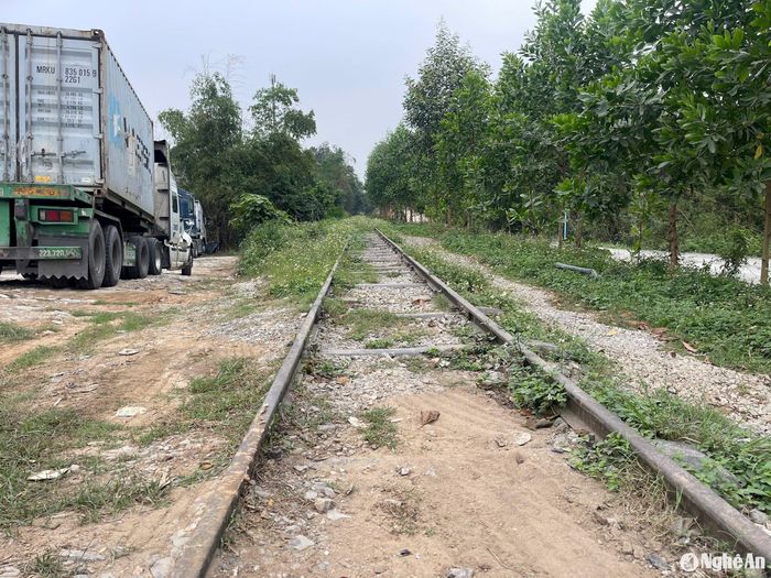 Nhiều đoạn tà vẹt đã bị mất. Ảnh: Tiến Đông