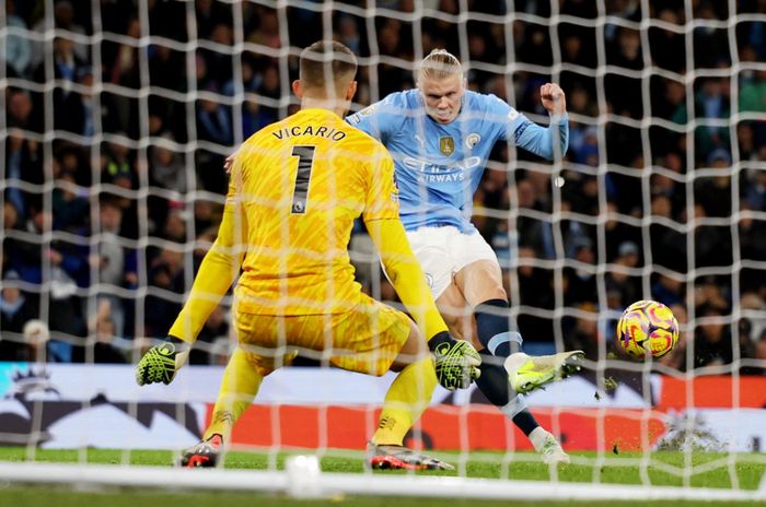  Phong độ của Haaland tại Premier League đang rơi tự do. 