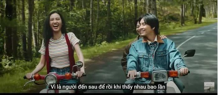 Cảnh trong MV "Thời gian nào phai dấu"