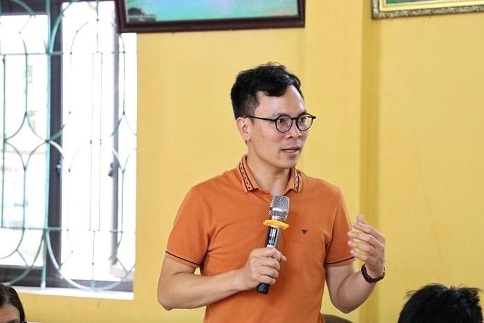 Ông Lê Xuân Đồng - Cán bộ điều phối Dự án Phòng, chống bạo lực trên cơ sở giới, Tổ chức Hagar Quốc tế tại Việt Nam, cho rằng, hầu hết người gây ra bạo lực gia đình cũng từng trải qua những tổn thương tâm lý nghiêm trọng. Ảnh: CSCC