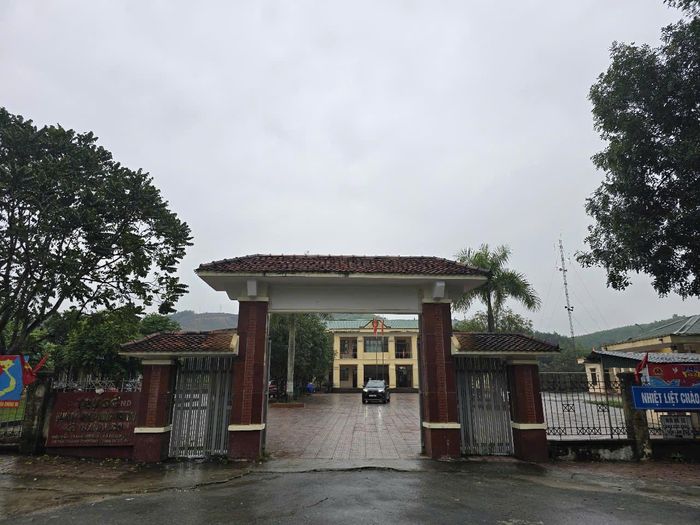 Trụ sở UBND xã Thanh Sơn. Ảnh: Tiến Hùng
