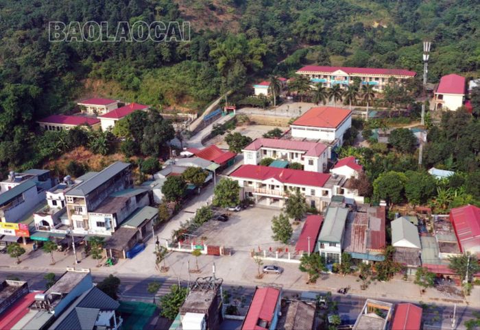  Trung tâm xã Cốc San hôm nay. 