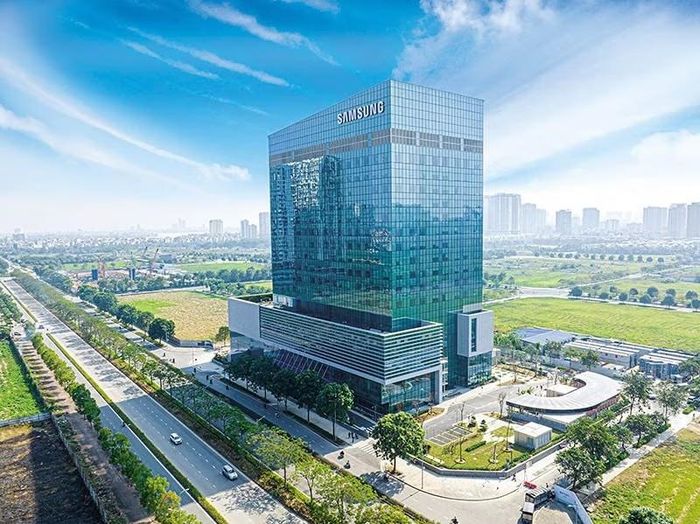 Trung tâm Nghiên cứu và Phát triển của Samsung đặt tại Khu đô thị Tây Hồ Tây (Hà Nội). Ảnh: Samsung