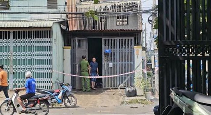 Hiện trường vụ cháy ở huyện Bình Chánh.
