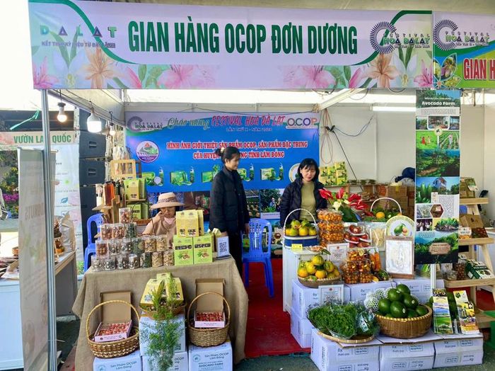 Gian hàng OCOP huyện Đơn Dương.