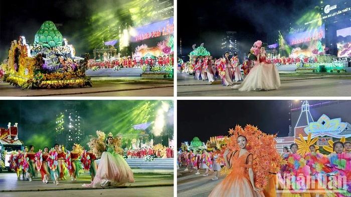 Chương trình carnaval rực rỡ sắc hoa.