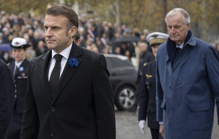 Tổng thống Pháp Macron cần sớm tìm Thủ tướng mới thay thế ông Barnier. (Ảnh: Getty)