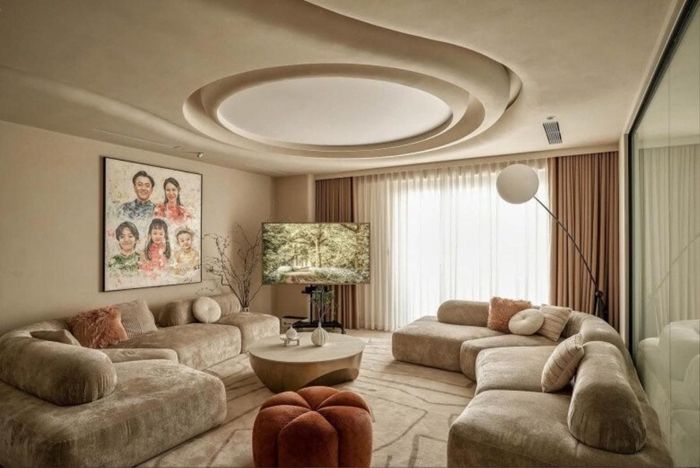 Căn hộ mới tậu của vợ chồng Cường Đô La - Đàm Thu Trang. (Ảnh FBNV)