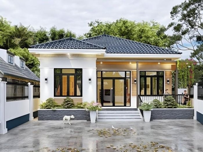 Diện tích xây dựng thường từ 70 - 120m2, phù hợp với nhu cầu của gia đình 3 - 5 người. Ảnh: Vinavic
