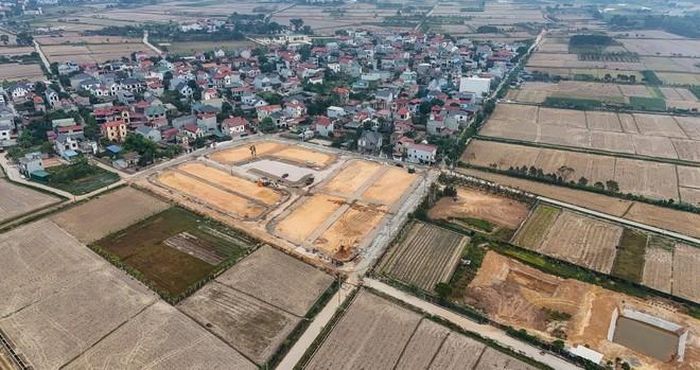 Khu đất đấu giá được trả 30 tỷ đồng/m2 ở xã Quang Tiến, huyện Sóc Sơn vào ngày 29-11 vừa qua