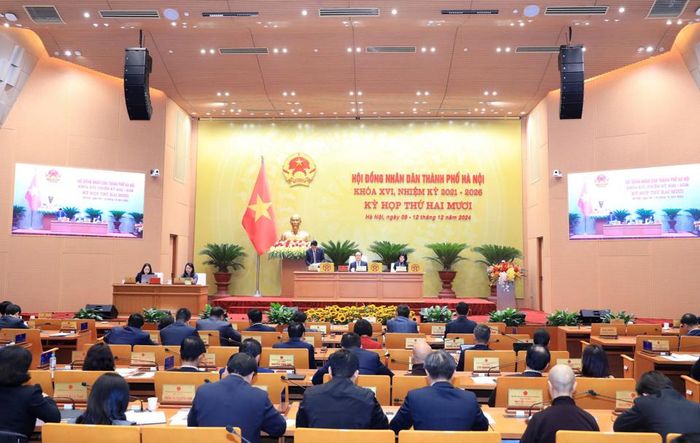 Quang cảnh kỳ họp.