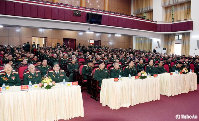 Quang cảnh buổi gặp mặt. Ảnh: Công Kiên