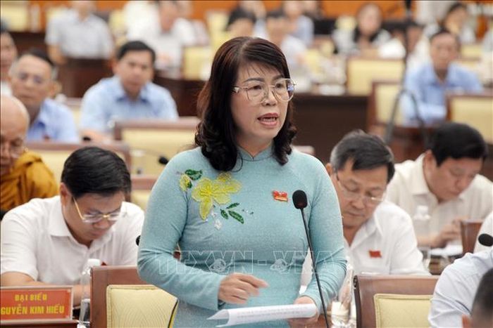 Đại biểu HĐND TP Hồ Chí Minh chất vấn Chủ tịch UBND TP Hồ Chí Minh.