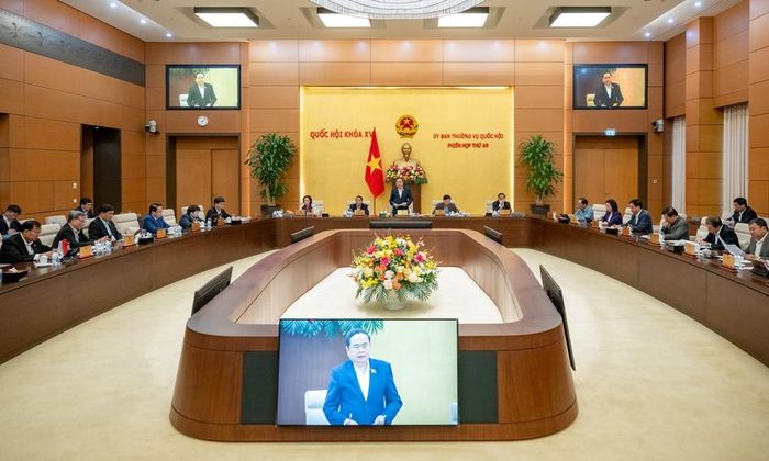 Quang cảnh khai mạc Phiên họp thứ 40 của UBTVQH. (Ảnh: Quốc hội)