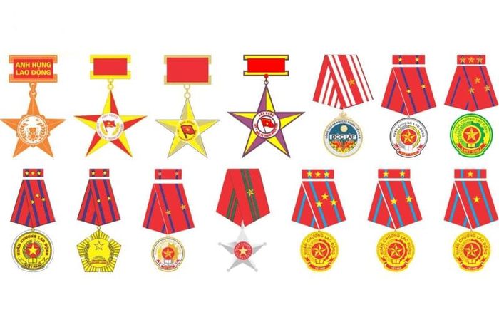 Huân chương là hình thức khen thưởng cao quý nhất của Nhà nước. Ảnh: minh họa
