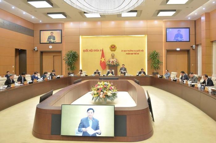  Quang cảnh phiên họp. Ảnh: Hồ Long 