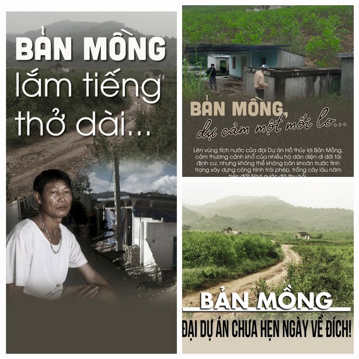 Trong thời gian qua, nhiều vướng mắc, tồn tại ở dự án Hồ chứa nước Bản Mồng đã được Báo Nghệ An tìm hiểu, phản ánh. Ảnh: Nhật Lân