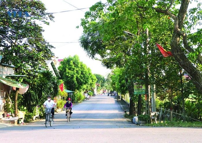Một góc thôn Phong Mỹ, xã Trường Xuân (Thọ Xuân).
