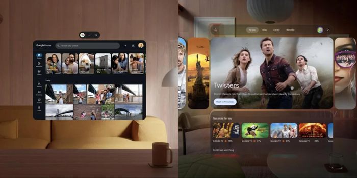 Android XR có nhiều điểm tương đồng với visionOS. Ảnh: Google. 