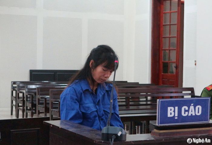 Lữ Thị Khươn lĩnh án 5 năm tù. Ảnh: Trần Vũ