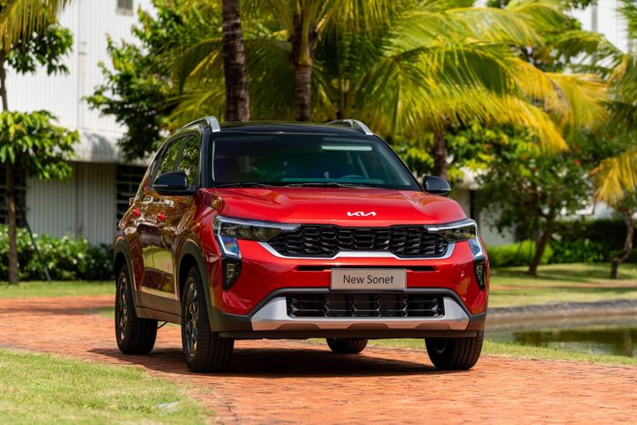 Kia Sonet vẫn bán chạy nhất phân khúc bất chấp giá bán tăng mạnh. Ảnh: Thaco.
