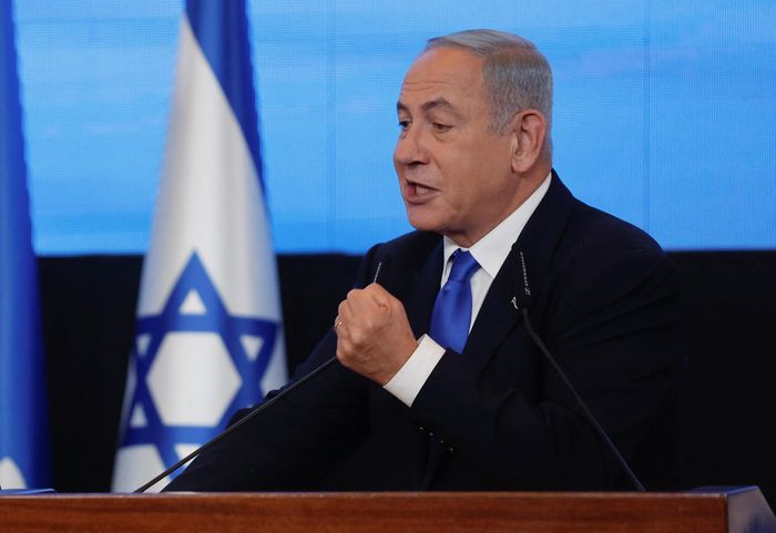 Thủ tướng Israel Benjamin Netanyahu tuyên bố duy trì quân đội ở vùng đệm trên lãnh thổ Syria. Ảnh: Reuters. 