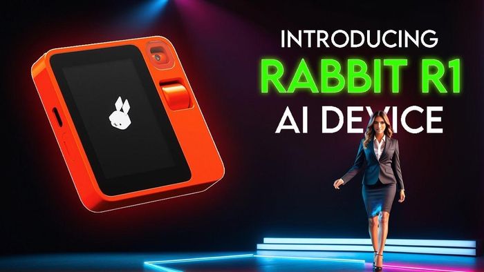 Điện thoại AI Rabbit R1. Ảnh: Internet