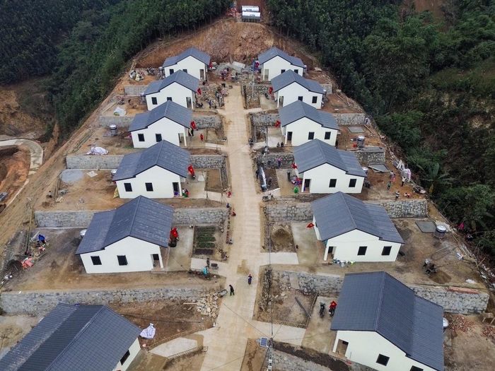 Ngôi nhà vững chãi- giấc mơ của người dân thôn Kho Vàng đã thành hiện thực.