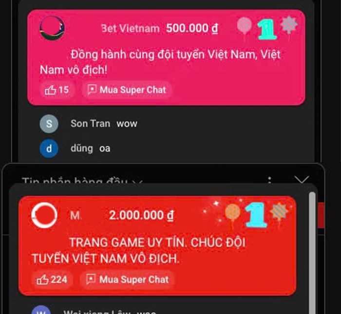  Trang cá độ lợi dụng trận đấu đông người xem để quảng cáo phi pháp. 