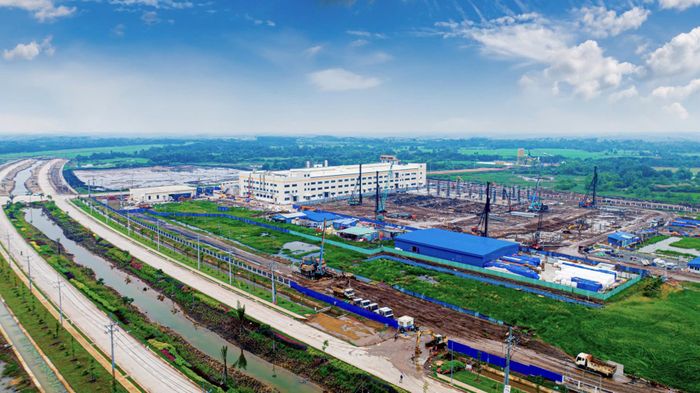 Dự án nhà máy Công Ty TNHH Khoa Học &amp; Công Nghệ KINGFA (Việt Nam) với tổng diện tích 14,4 ha.