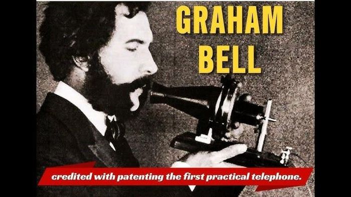 Graham Bell, người phát minh ra điện thoại đầu tiên. Ảnh: Internet.