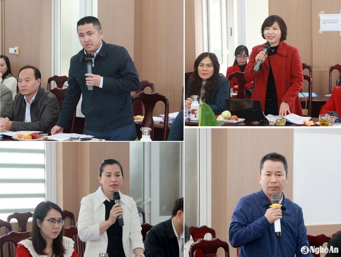 Đại diện các đơn vị, địa phương phát biểu ý kiến tại hội thảo. Ảnh: Quang An