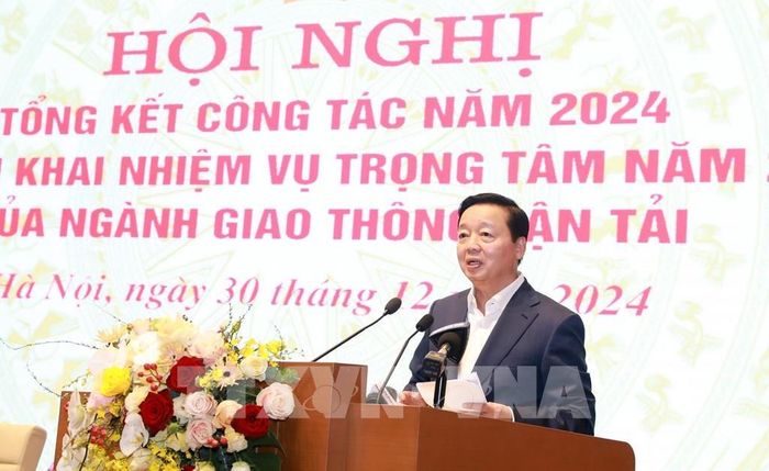 Phó Thủ tướng Chính phủ Trần Hồng Hà phát biểu chỉ đạo hội nghị. Ảnh: Quốc Khánh - TTXVN 