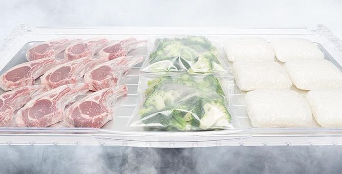 Cấp đông cực nhanh giúp bảo quản thực phẩm tươi ngon hơn.