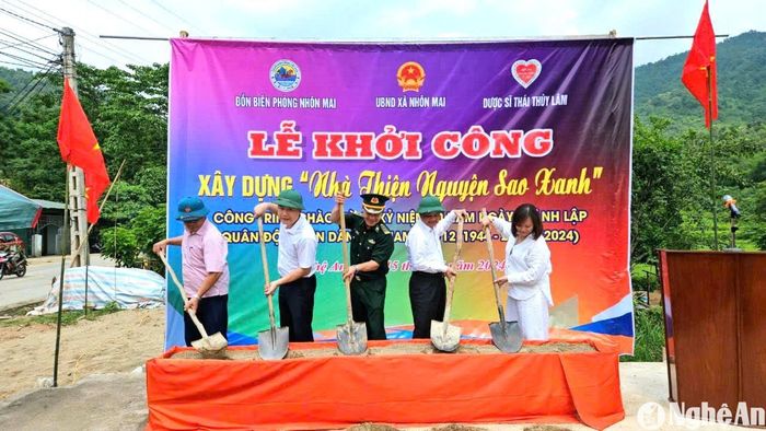 Lễ khởi công xây dựng nhà Thiện nguyện "Ngôi sao Xanh". Ảnh: CSCC
