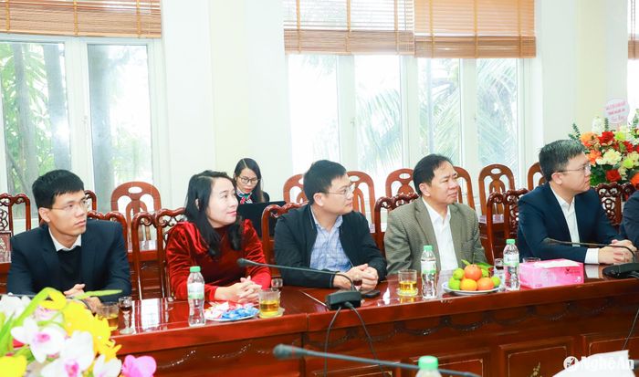Các đồng chí lãnh đạo, cán bộ Ban Nội chính Tỉnh ủy. Ảnh: Thành Duy