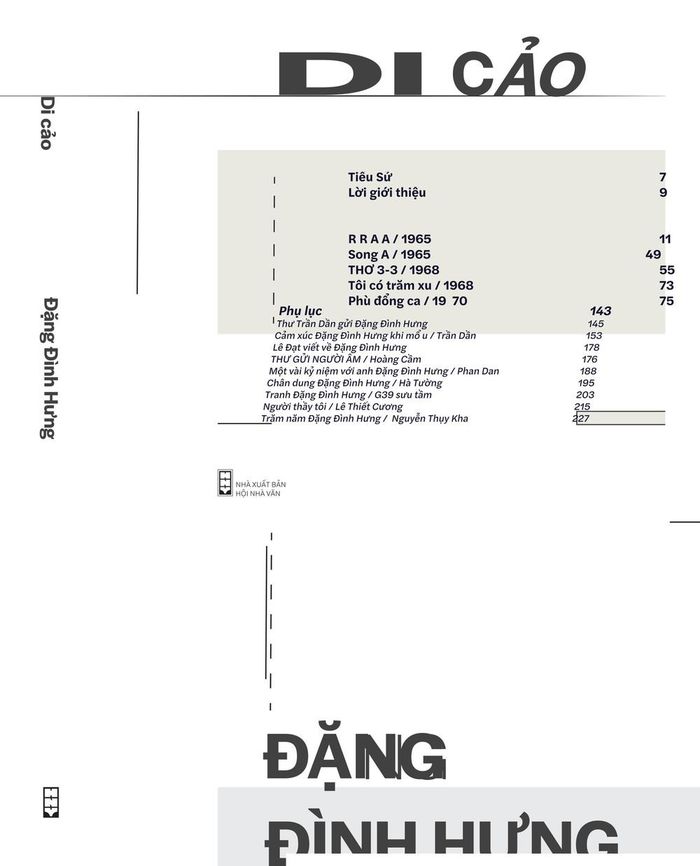 Sách “Di cảo Đặng Đình Hưng”