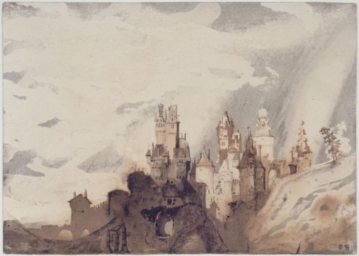 Bức “The Cheerful Castle” (1847)